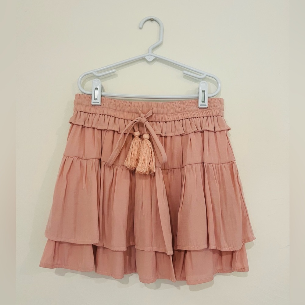 TCEC Ruffle Mini Skirt